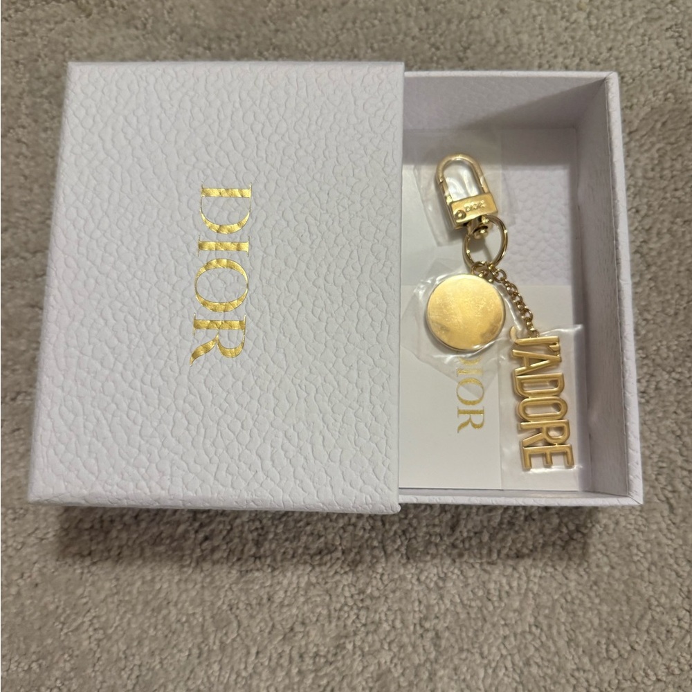 Dior Gold J'Adore Keychain